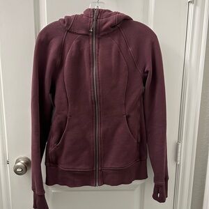Lululemon Full zip scuba hoodie Size 8